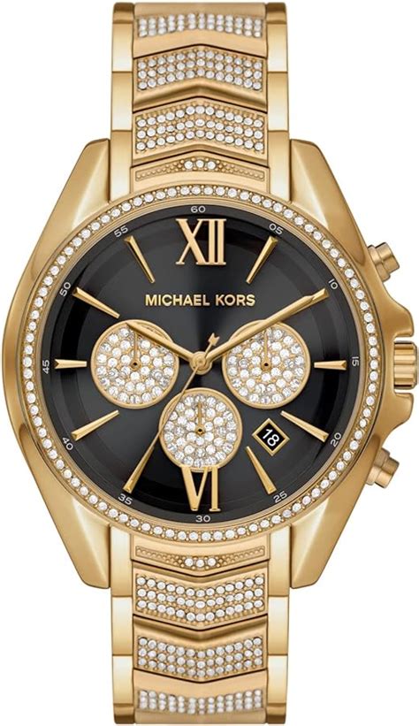 michael kors whitney stainless steel watch with glitz accents|Michael Kors Women's Whitney Quartz Stainless Steel Glitz .